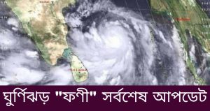 আবহাওয়া অধিদপ্তরের ওয়েবসাইট অচল ঘুর্ণিঝড় ফণী সর্বশেষ আপডেট