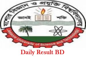 যশোর বিজ্ঞান ও প্রযুক্তি বিশ্ববিদ্যালয় ভর্তি পরীক্ষার রেজাল্ট নোটিশ ২০১৯-২০২০ সেশন