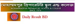 Mohammadpur Preparatory School College Admission Notice Result 2020